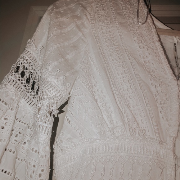 White Ebba eyelet dress NWT!! Send me an offer! - Picture 2 of 5
